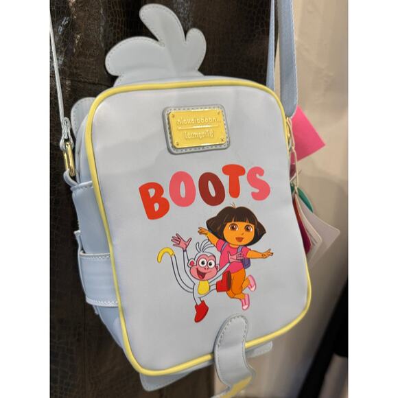 Loungefly Boots Dora The Explorer Crossbuddies Bag - Picture 4 of 6